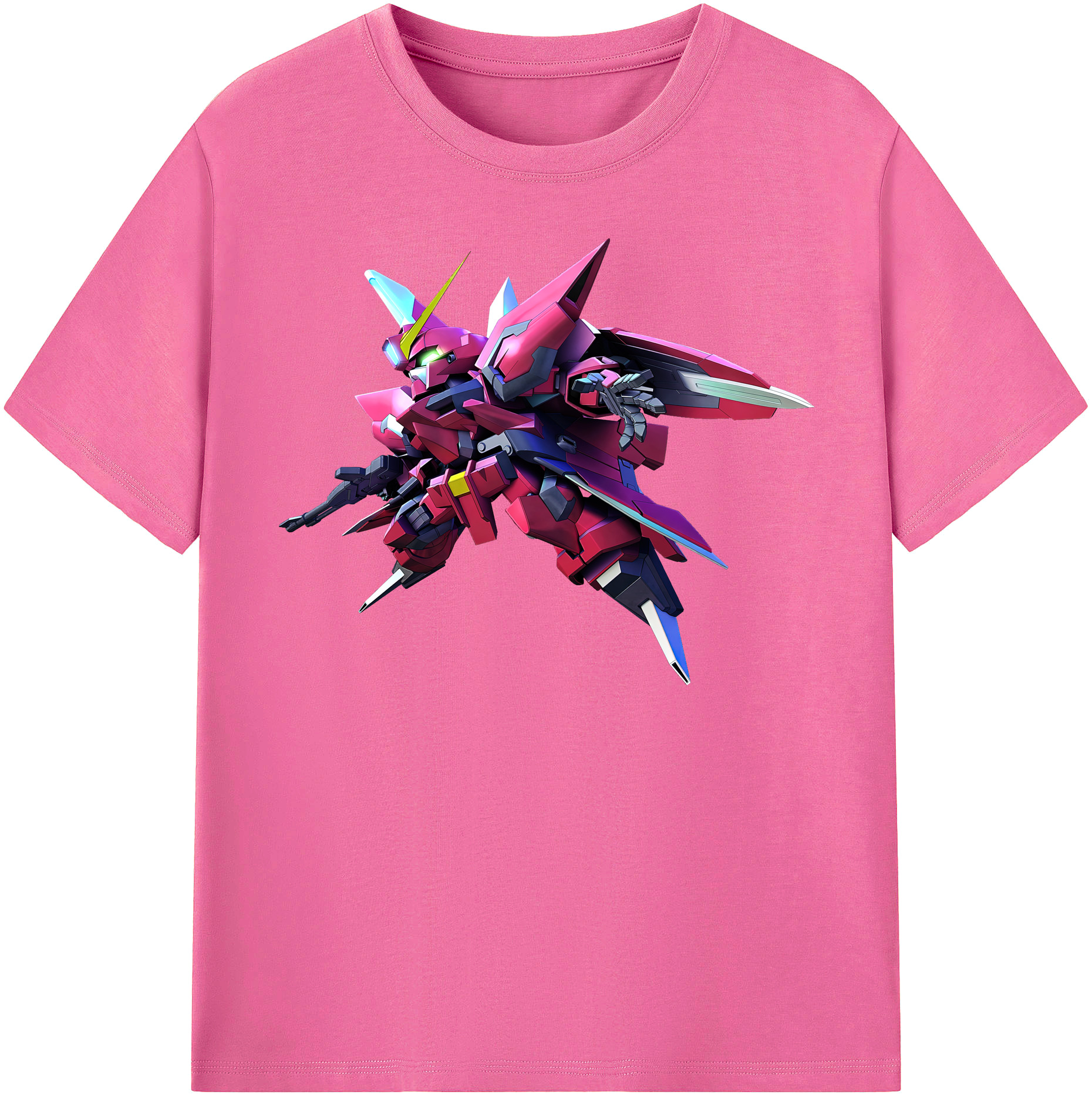 （画像用） 機動戦士ガンダム Mobile Suit Gundam レディースカジュアルプリントTシャツ（綿100％）